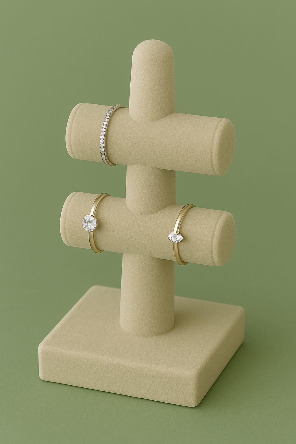 Anel Dourado Minimalista